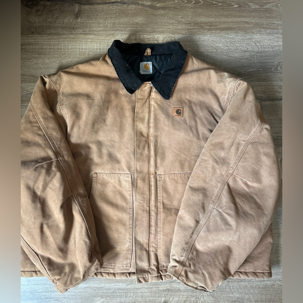 Vintage Carhartt J22 Jacket BRN Duck Canvas (See Measurements)